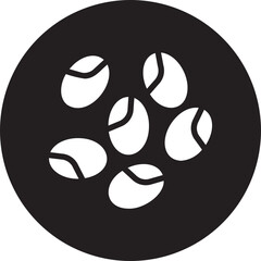 Fototapeta premium seeds glyph icon
