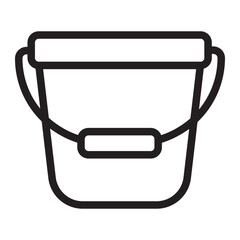 bucket line icon © ajat