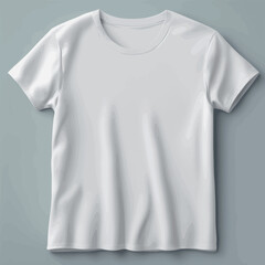 white blank t - shirt on grey background. white blank t - shirt on grey background. realistic t - shirt design template