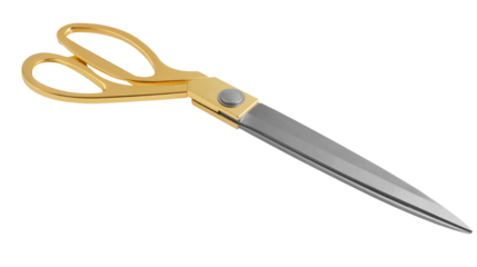  tailor's scissors. isolated on a transparent background