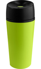 thermal mug. isolated on a transparent background