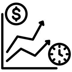 Forecasting Outline Icon