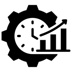 Productivity Glyph Icon