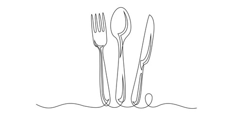 fork knife and spoon