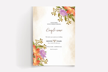 Shower bridal wedding invitation templates
