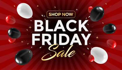 Black friday labels for advertising and promotion. Banner template for social media designs.