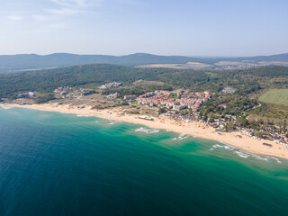 Aerial view of Smokinya Beach near Sozopol, Bulgaria
