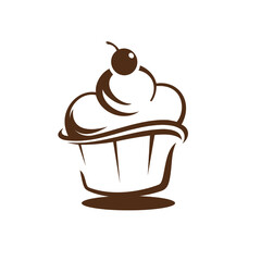 chocolate cake with cherry