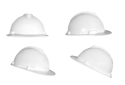 Safety helmet set PNG transparent