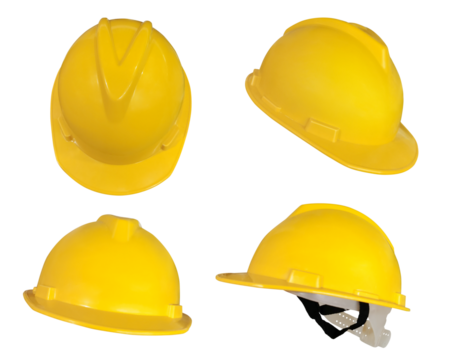 Safety helmet set PNG transparent