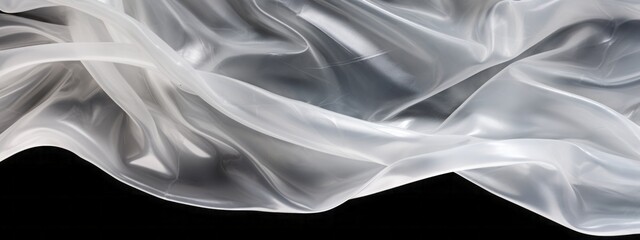Plastic black wrap overlay bag effect background texture transparent wrinkle pack wrapper film....