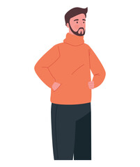 christmas man with sweater