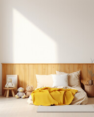 Baby interior design yellow