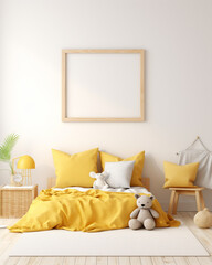 Baby interior design yellow