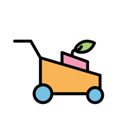 Grass Lawn Mower Icon