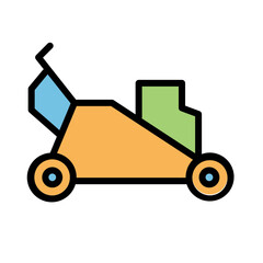 Lawn Mow Mower Icon