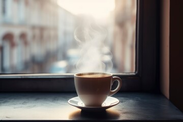 Sunlit Brew: Contemplative Coffee Hour