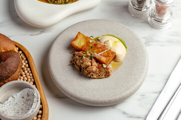 food from the restaurant for the menu