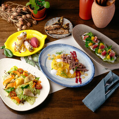 food from the restaurant for the menu
