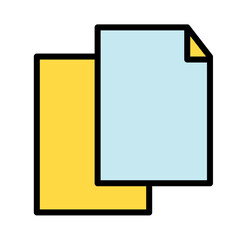 Document Paper Folder Icon