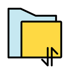 Folder Data Backup Icon