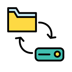 Folder Drive File Icon