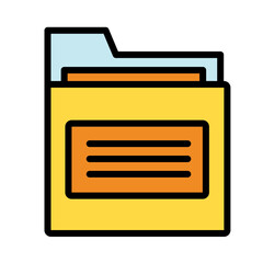 Folder Document Extension Icon