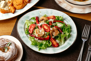 food from the restaurant for the menu