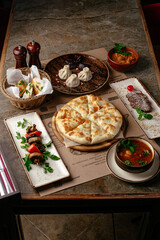 food from the restaurant for the menu