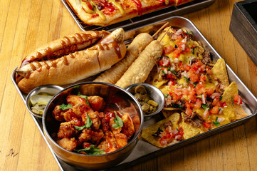 food from the restaurant for the menu