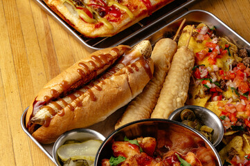 food from the restaurant for the menu