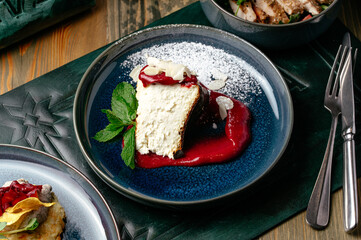 food from the restaurant for the menu