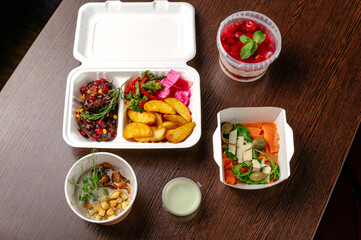 food from the restaurant for the menu