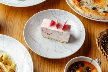 food from the restaurant for the menu