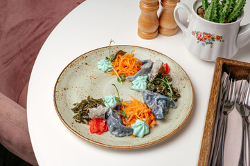 food from the restaurant for the menu