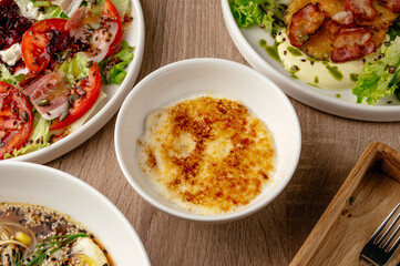 food from the restaurant for the menu