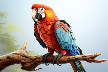 Obraz premium blue and yellow macaw