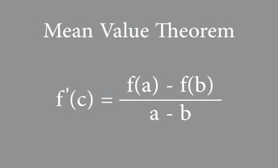Mean value theorem in math. Lagrange theorem. Mathematics resources for teachers and students.
