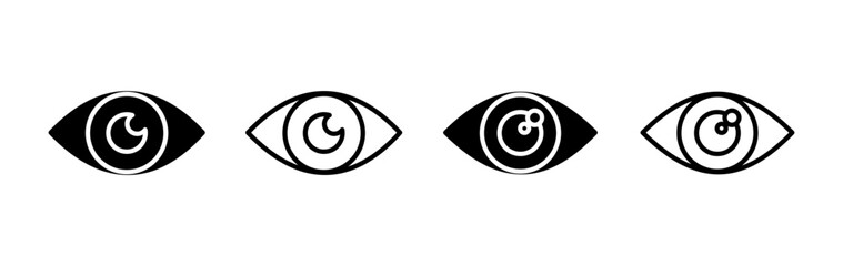 Eye icon. Look and Vision icon. Eye vector icon