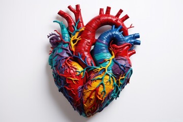 Naklejka premium Heart close-up, Valentine's Day concept