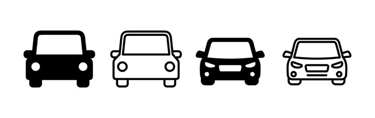 Car icon vector. Car sign. sedan