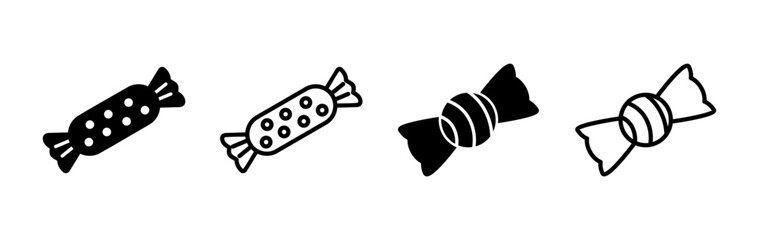 Candy icon vector. candy vector icon