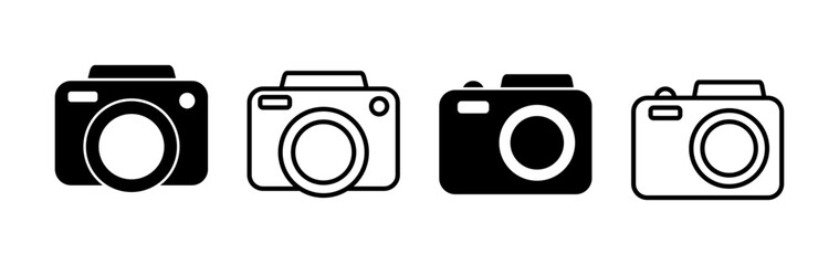 Camera Icon in trendy flat style isolated. Camera symbol web site design