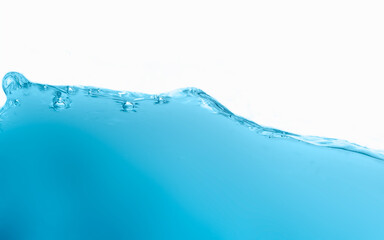 wave water surface with bubbles and ripples background.