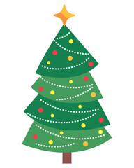 christmas tree bright