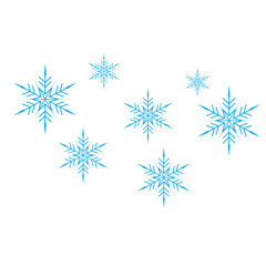 Fototapeta na wymiar Snowflake Illustration