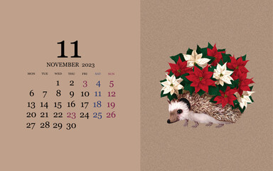 2023年11月カレンダー