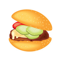 gourmet burger fast food