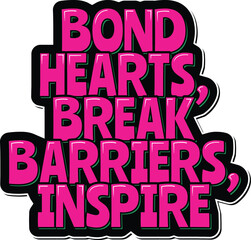 A heartfelt and motivational lettering design inspired by chemistry