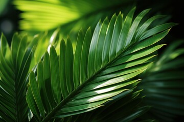 palm tree leaves